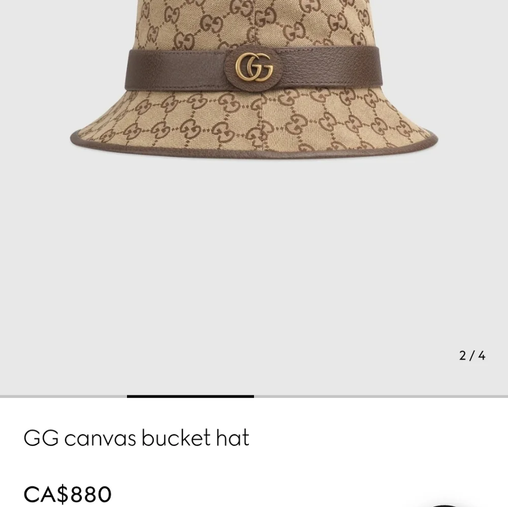 Gucci Monogram Bucket Hat - Picture 10 of 12